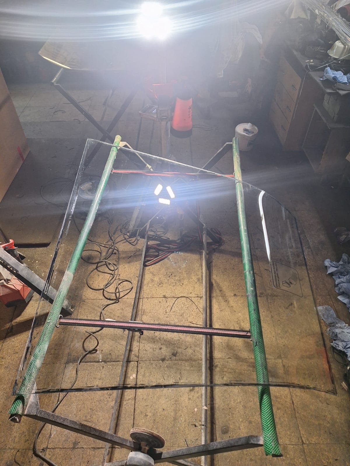 After glass restoration